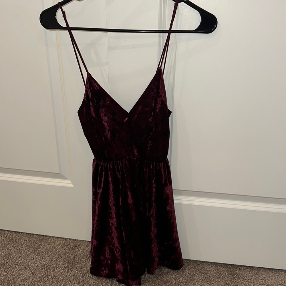 Red Velvet romper